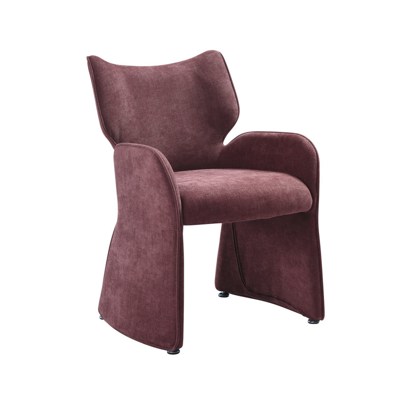 Chaise rembourrée Keeler, Mauve