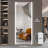 65*21in Led mirror full length,Frameless full-length mirror,Wall Mounted Mirror with Light,three-color changing light,Explosion-proof glass, high-definition imaging
