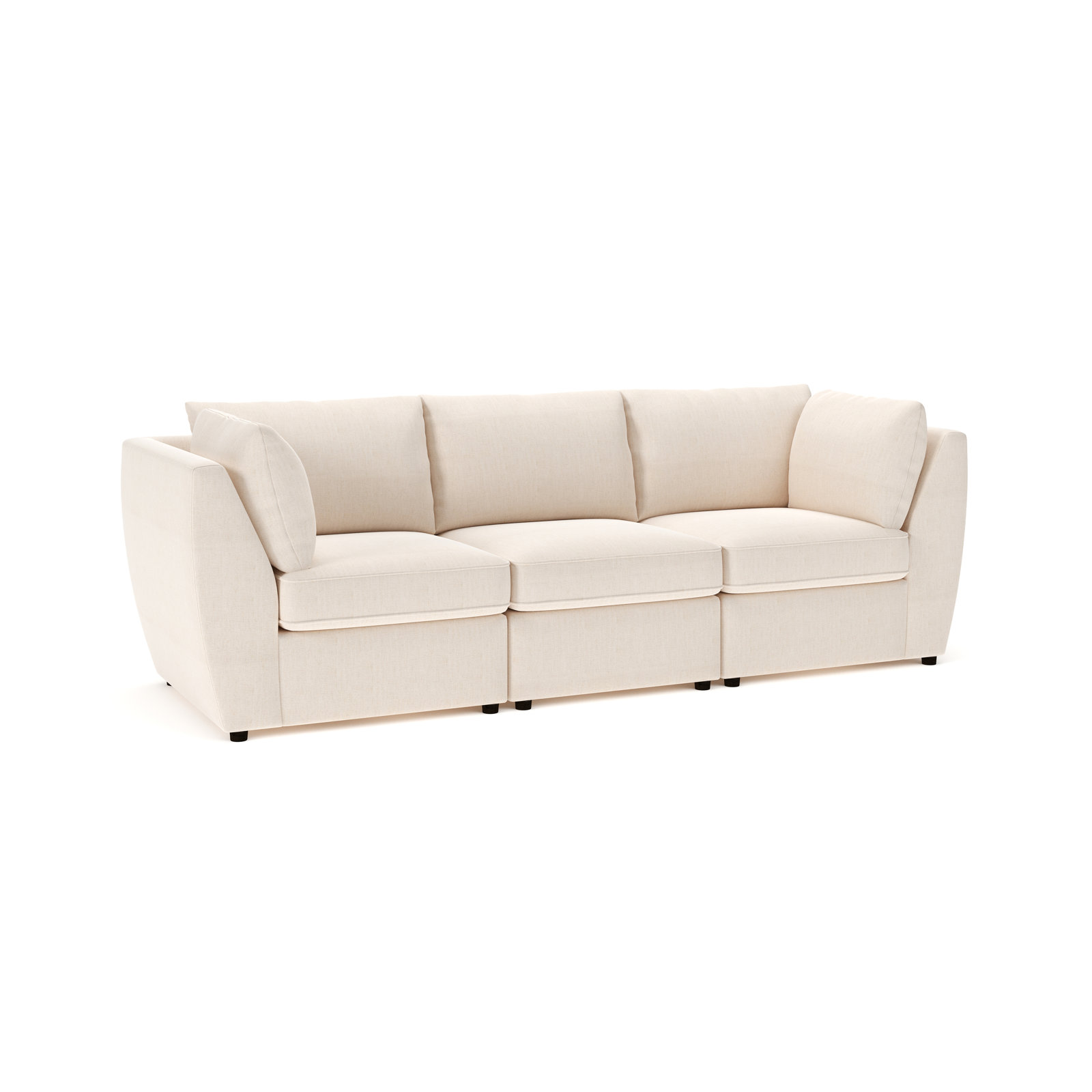 Caldwell 105" Modular Sofa, Nomad Eggshell