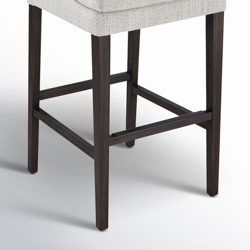 Tabouret de bar et de comptoir Niara, Tabouret de bar (siège d’une hauteur de 30 po), Tissage ivoire Prestige