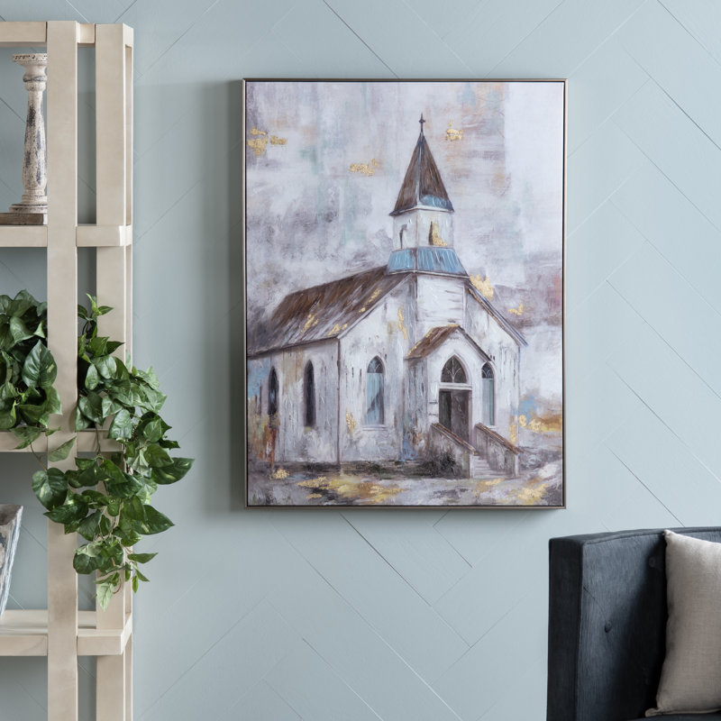 Steeple Framed Canvas Wall Art