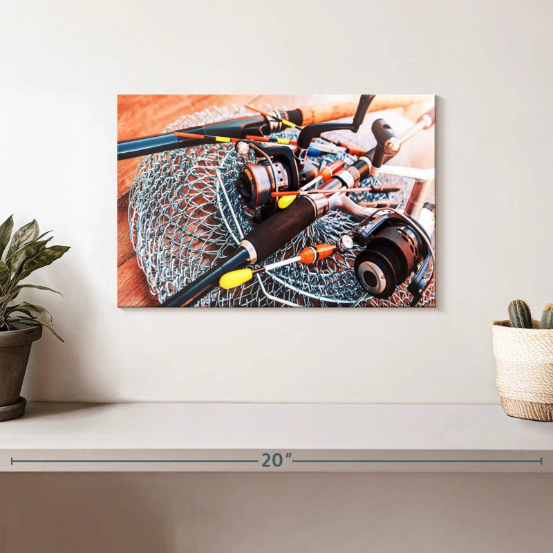 Senne Ready To Fish, 8" H x 12" W