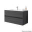 Alba 100cm 2 Drawer Basin Unit-1457280410