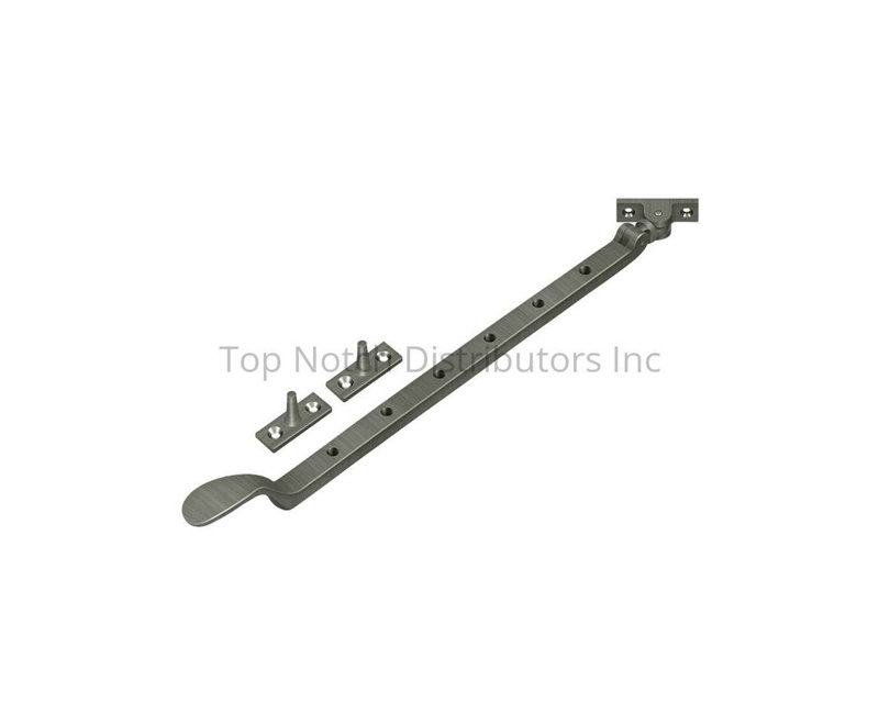 0E1EB38D5ECA47D6A0C49EEE78F24F4D Ajusteur de vestibule colonial de 13 po en nickel antique, Nickel antique