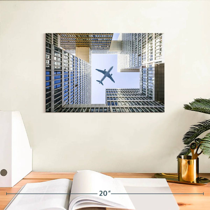 Mehar Urban City Airplane, 8" H x 12" W