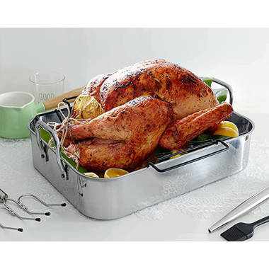 Hestan Provisions Classic Roaster with Rack, 14.5” or 16.5”, Stainless Steel  on Food52