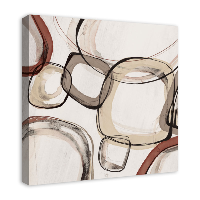«Traditional Urban Abstract», reproduction sur toile sans cadre, H 24 po x l 24 po x P 1,25 po