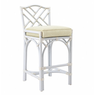 Tabouret de bar avec coussin Chippendale