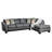 Millender Upholstered 119 " Chenille L-Shaped Sectional