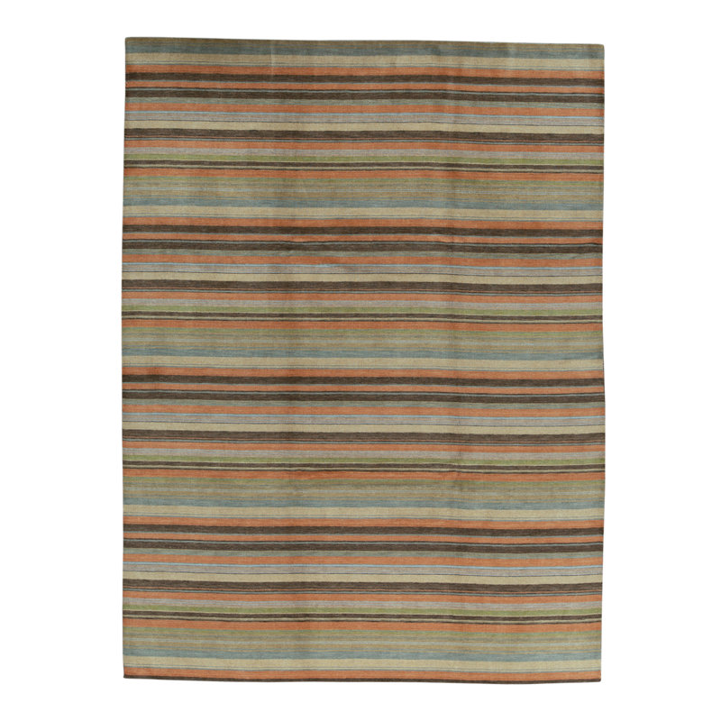 Gabbeh Wool Striped Area Rug