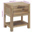 Caroline 40cm W Solid Wood Bedside Table-1339339695