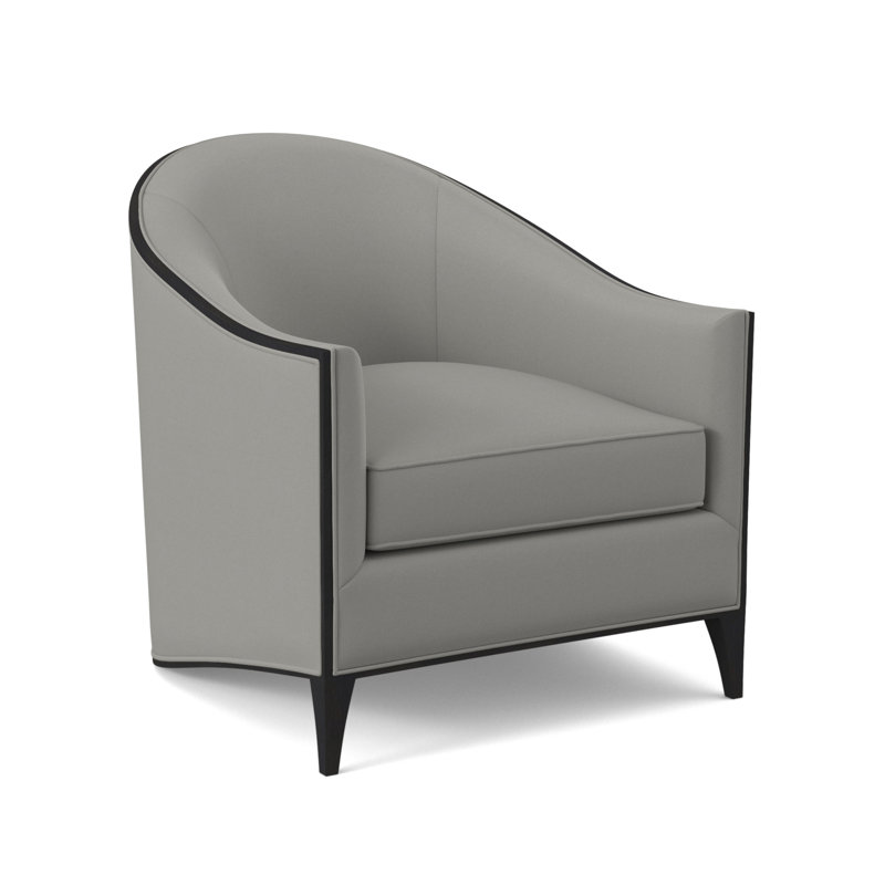 Chaise Atelier, Espresso, 100% polyester ivoire Fizz