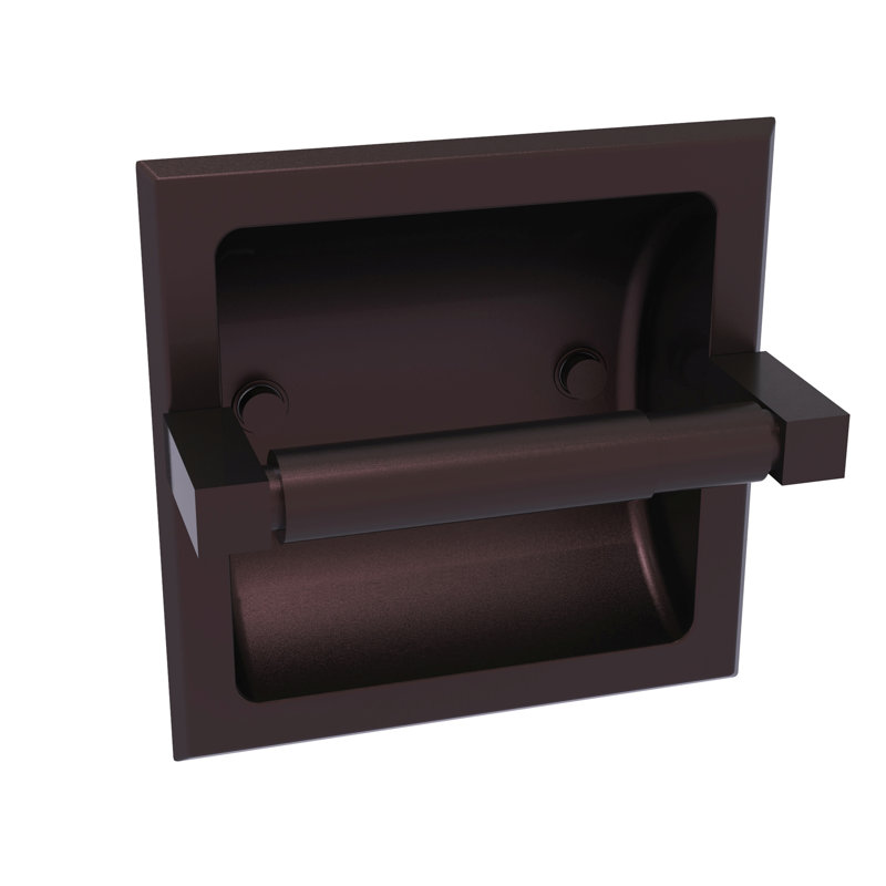 Porte-papier hygiénique encastré haranu, Bronze antique