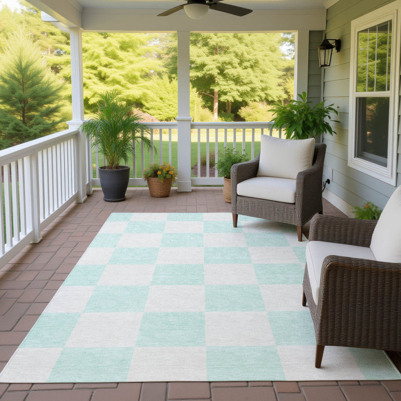 Machine Washable Indoor/Outdoor Chantille ACN2345 Geometric Rug, Rectangle 8' x 10'