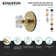 Kingston Brass Restoration Single-Handle Wall Mount Six-Way Diverter Valve with Trim Kit