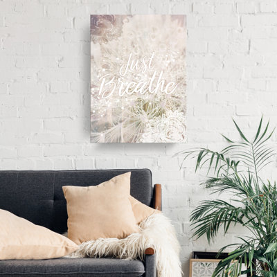 Reproduction d’art sur toile tendue « Just Breathe » par Olivia
