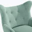 Chaise de bureau en velours-88876374