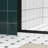 76" High Double Sliding Shower Door With Handle For Towel Hanging, Black Aluminum Frame, Easy Installation Steps Guide