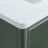 36" Freestanding Bathroom Vanity, Carrara Marble Top, Soft-Close Drawers, Fully Assembled, Gray/White/Green Finish-114194425-115161345