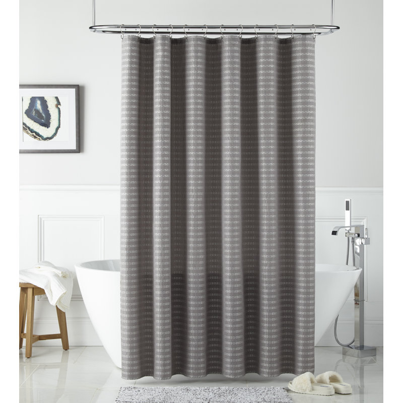 Rideau de douche rayé simple