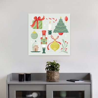 Art contemporain de Noël avec bougie
