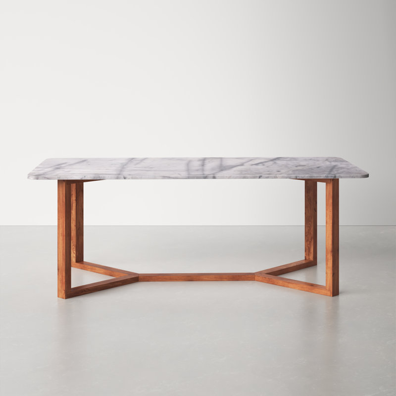 Hollins 71.5'' Marble Dining Table