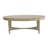 Antique White Coffee Table With Bottom Shelf