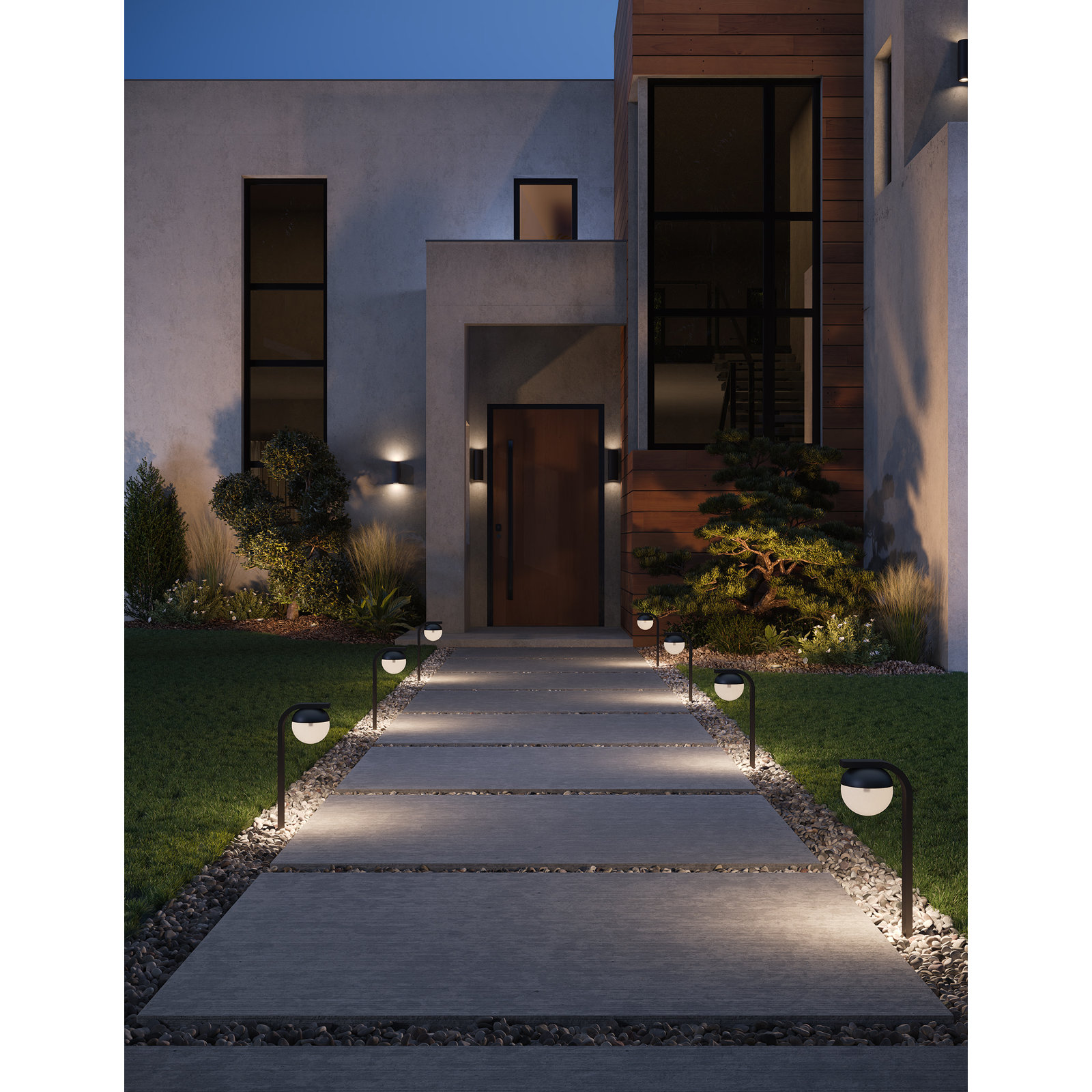 Silo 2-Light Outdoor Armed Sconce, Satin White