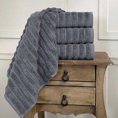 Fralick Turkish Cotton Ribbed Hand Towels