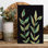 «Green Stems» 1, art abstrait contemporain contemporain naturel