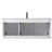 Agostini 48'' Single Bathroom Vanity with Resin Top-965108384