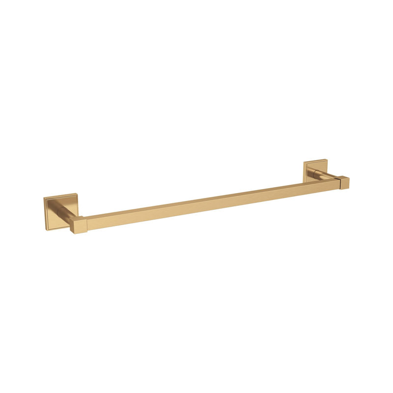 Porte-serviettes mural 25,87 po Appoint, Champagne doré, P 2,7 po x L 26,8 po x H 0,75 po 