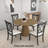 Diartis Round Solid Wood Base Dining Table-396175570
