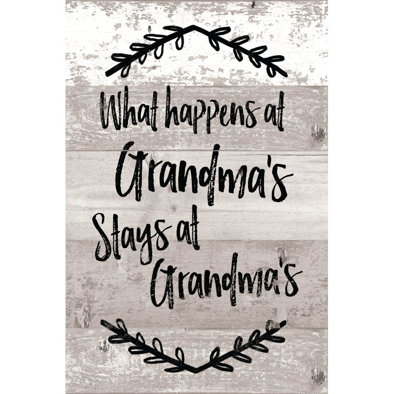 Grandma 2 - Wrapped Canvas Print, 30cm H x 20cm W x 3.8cm D