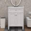Meuble-lavabo moderne 24 po avec lavabo 2 portes à fermeture douce et tiroir-121085743