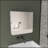 Luv Mirror Medicine Cabinet With Interior Shelves, Modern Bathroom Storage Solution And Organizer, White