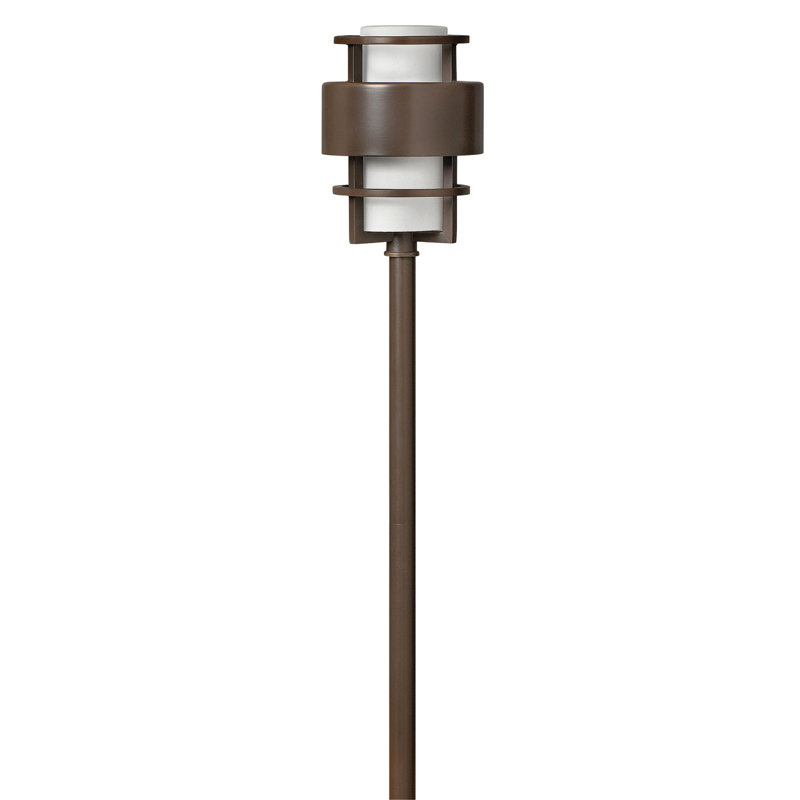 Saturn Low Voltage Metal Pathway Light, Metro Bronze
