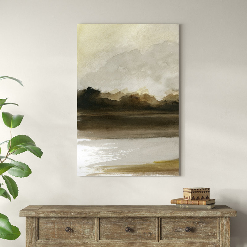 «Transitioning Landscape I», peinture sur toile, H 48 po x l 32 po