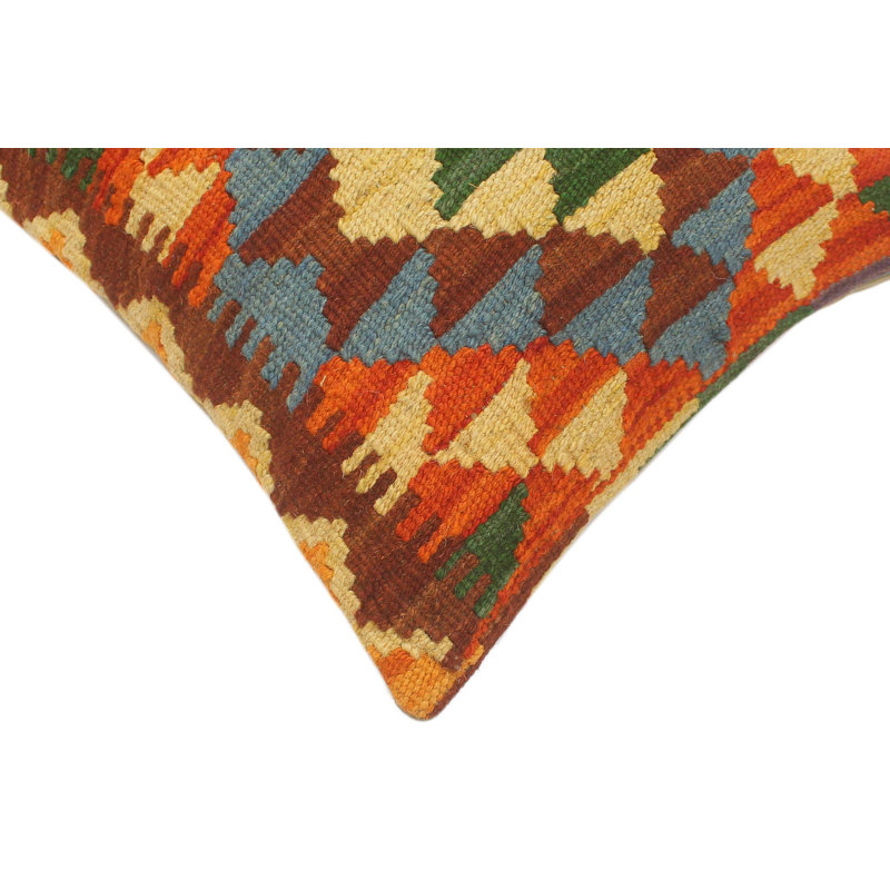 Devine Cotton Reversible Throw Pillow