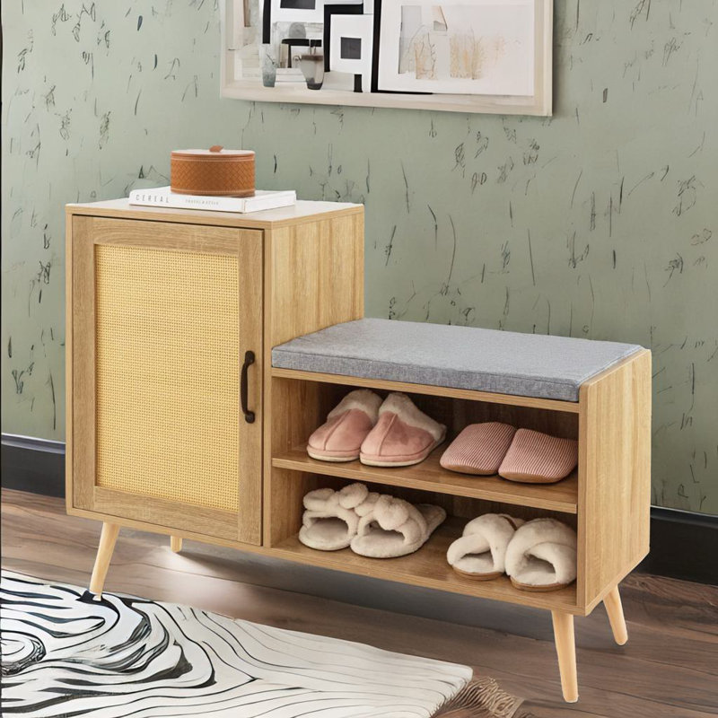 Anjanett Fabric Upholstered Bench