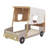 Wood Car Bed with Pillow, Ceiling Cloth-875296568
