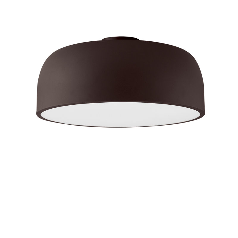 Acrylic Flush Mount, Bronze
