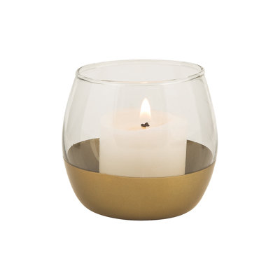 9.9'' H Glass Tabletop Votive Holder