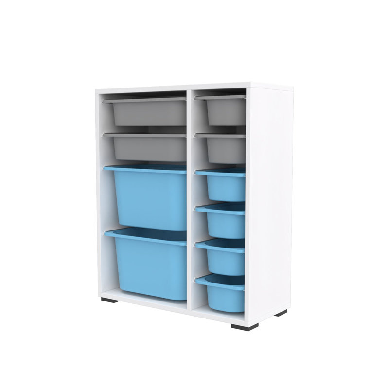 Armoire polyvalente moderne 27,4 po x 32,7 po x 11,8 po | 100% panneau de particules enduit de mélamine, épaisseur: 0,7 pouce | Comprend de nombreuses tablettes, une conception murale, une solution de rangement élégante et fonctionnelle pour la maison