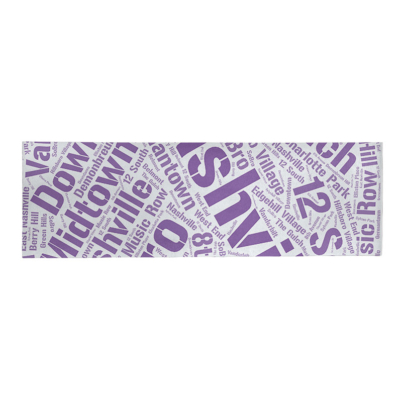 Chenille Indoor Rug, Runner 2.5' x 8'