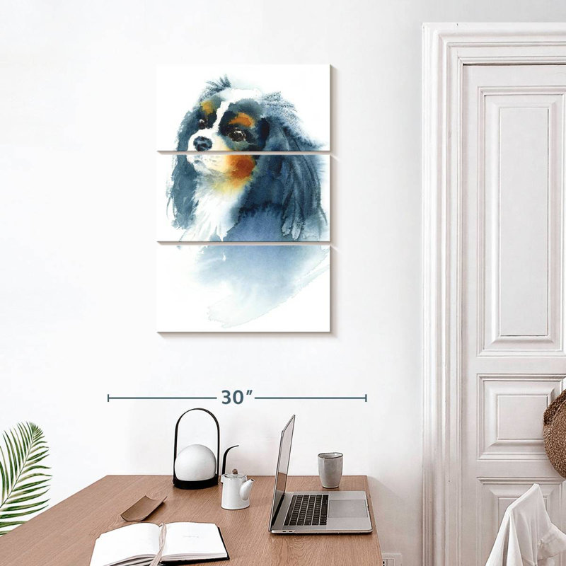 Épagneul Cavalier King Charles, H 32" x l 20"