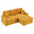 Polyester orange est en rupture de stock