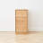 Solid Oak Bedside Table Storage Cabinet for Living Room - Free-Standing Corner Cabinets Storage Table