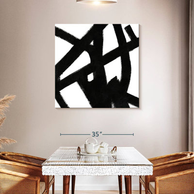 Encre noire stries II