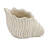 11.5X7x7" Sand And Cement Nautilus Shell Planter With Textured Beige Finish